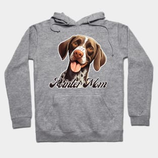 Pointer Mom T-Shirt - Dog Lover Gift, Pet Parent Apparel Hoodie